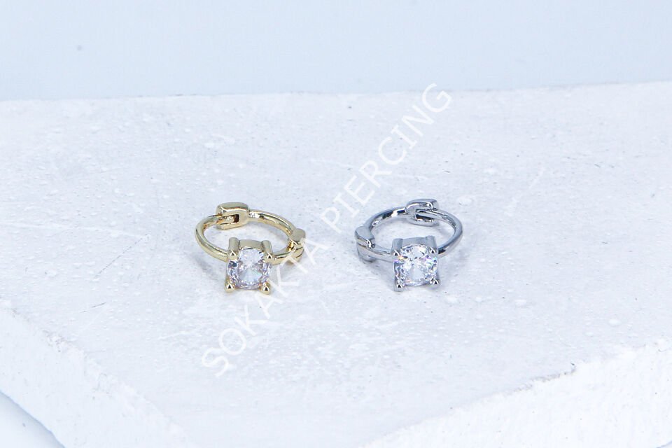 E238- 8MM HALKA Silver