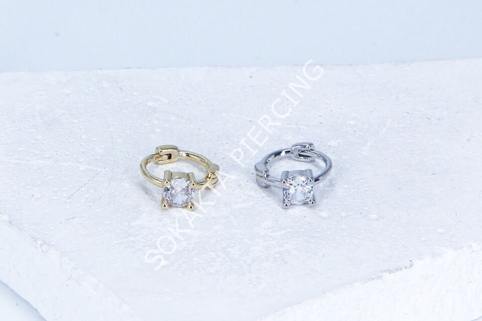 E238- 8MM HALKA Silver