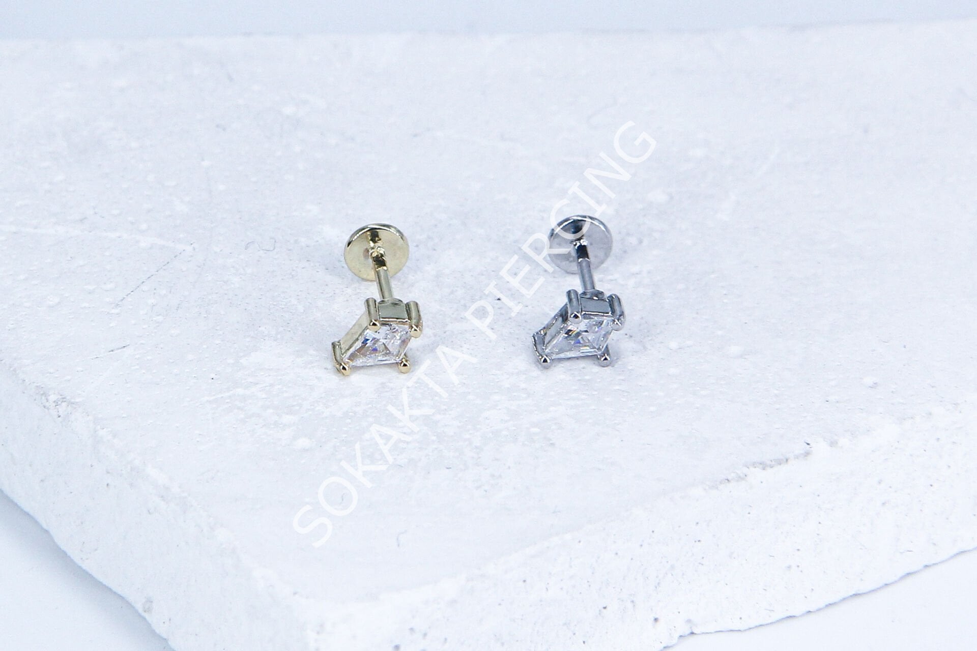 G163 - 6MM ARKASI DÜZ TRAGUS Silver