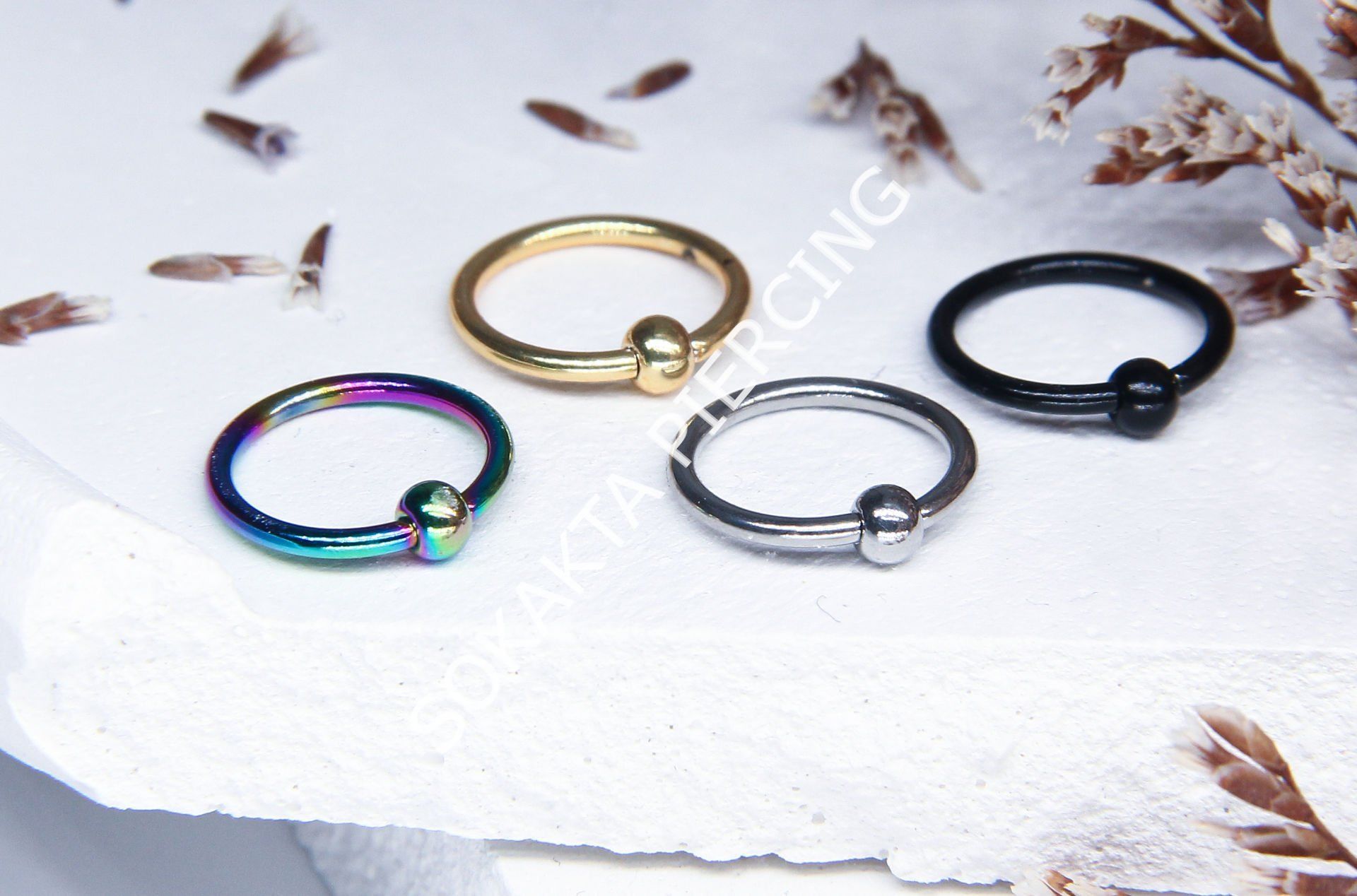 10 MM HALKA PİERCİNG Hologram