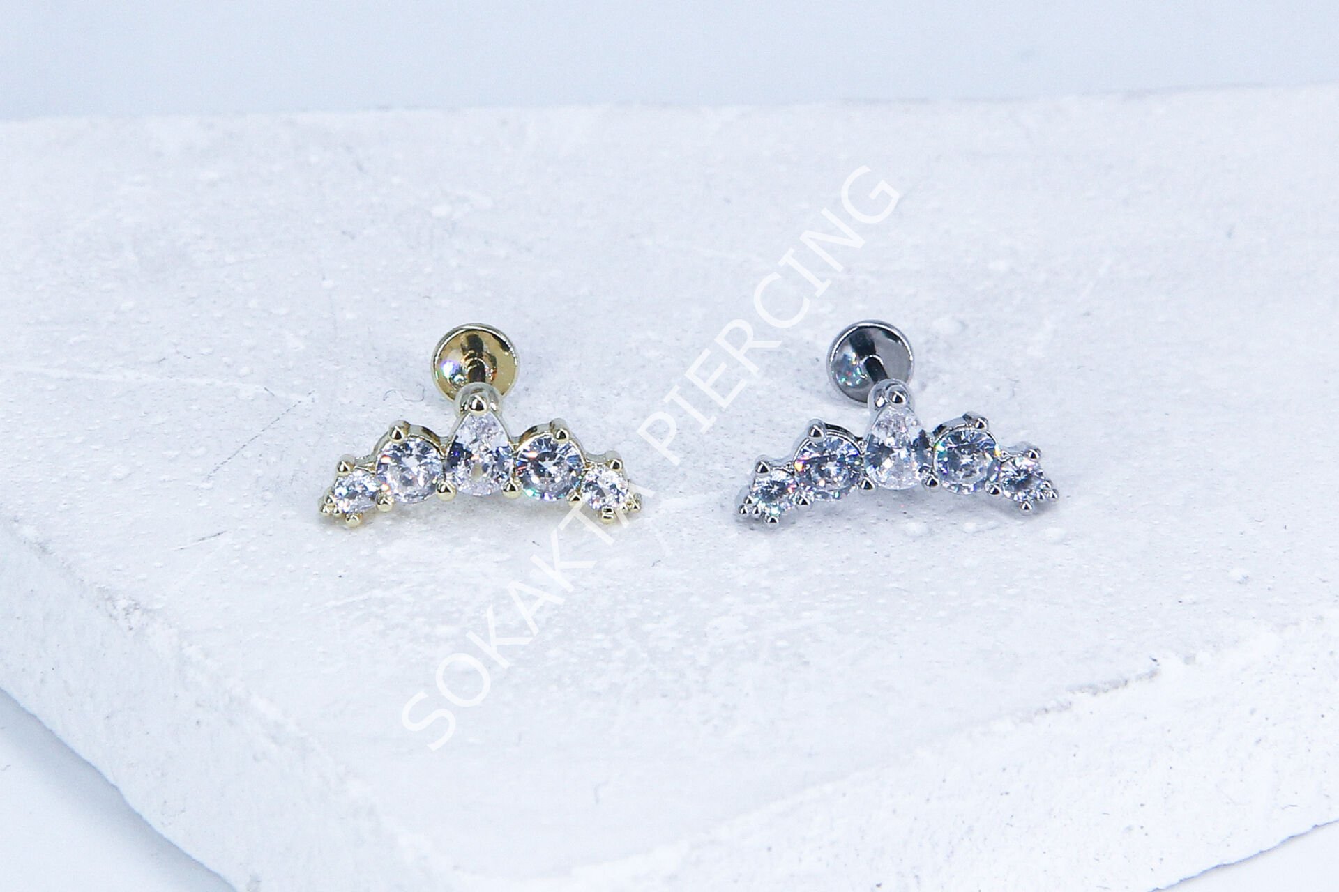 G166 - 6MM ARKASI DÜZ TRAGUS Silver