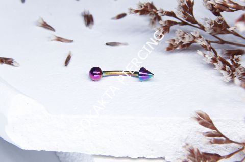 8MM KAŞ PİERCİNG Siyah