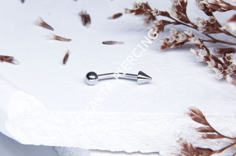 8MM KAŞ PİERCİNG Siyah