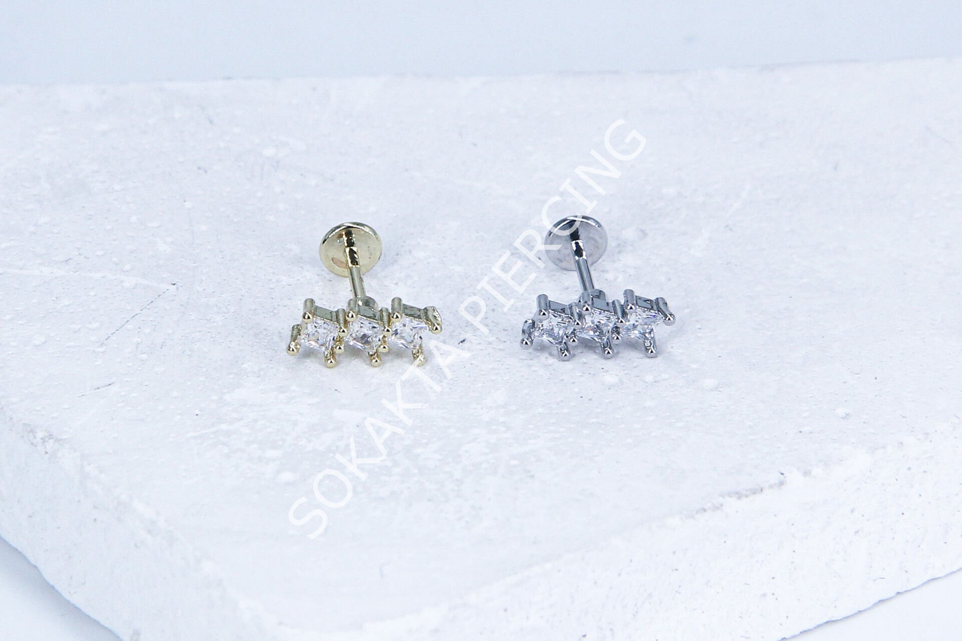 G169 - 6MM ARKASI DÜZ TRAGUS Gold