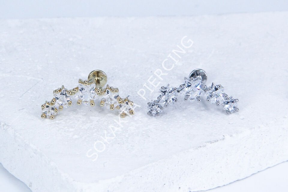 G170 - 6MM ARKASI DÜZ TRAGUS Silver