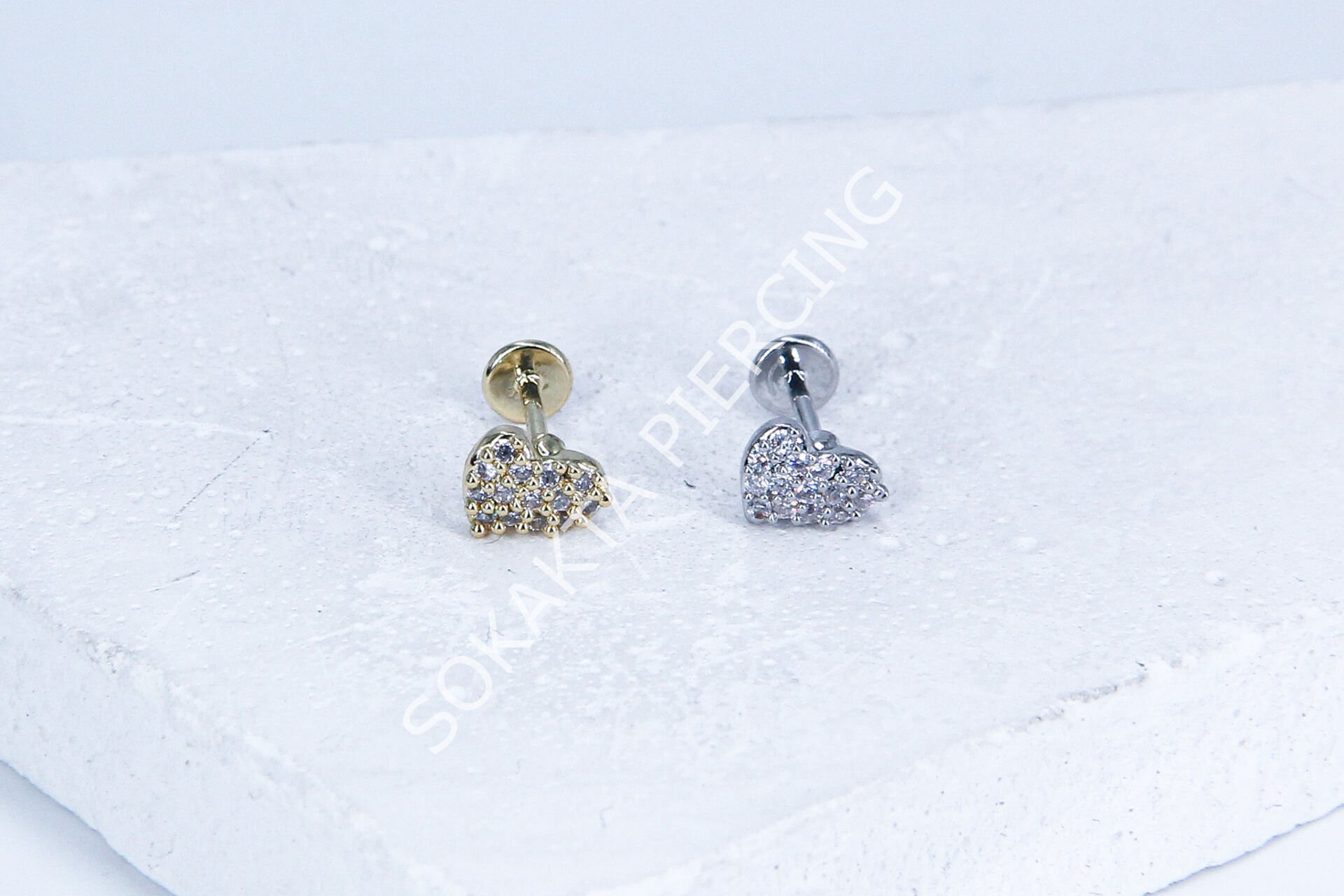 G172 - 6MM ARKASI DÜZ TRAGUS Silver