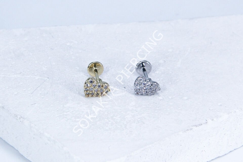 G172 - 6MM ARKASI DÜZ TRAGUS Silver