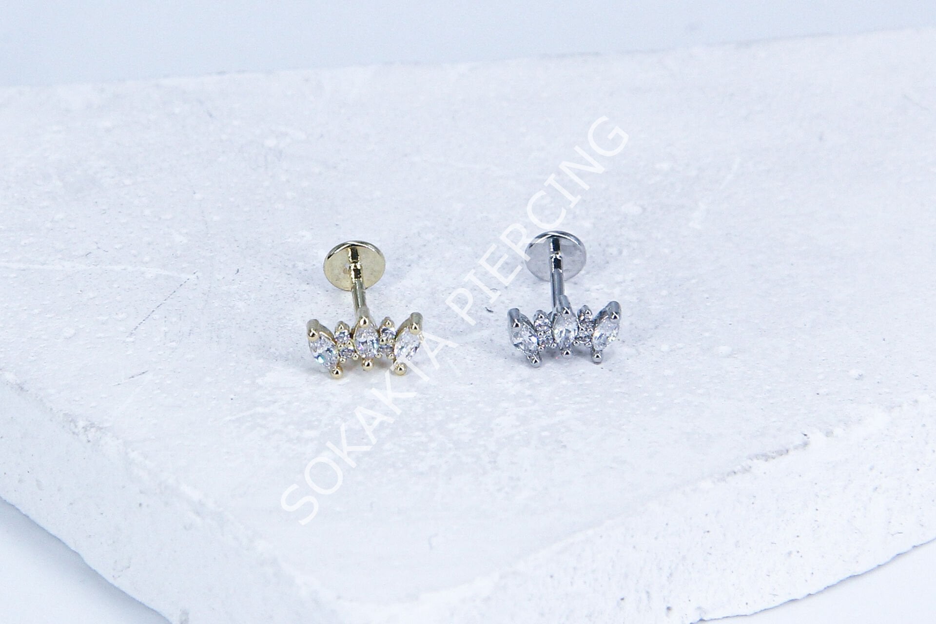 G175 - 6MM ARKASI DÜZ TRAGUS Silver