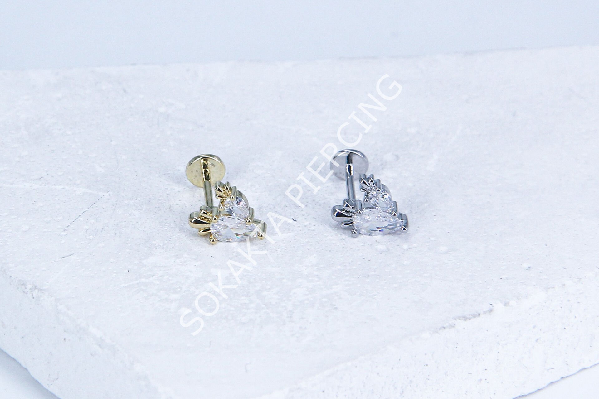 G179 - 6MM ARKASI DÜZ TRAGUS Gold