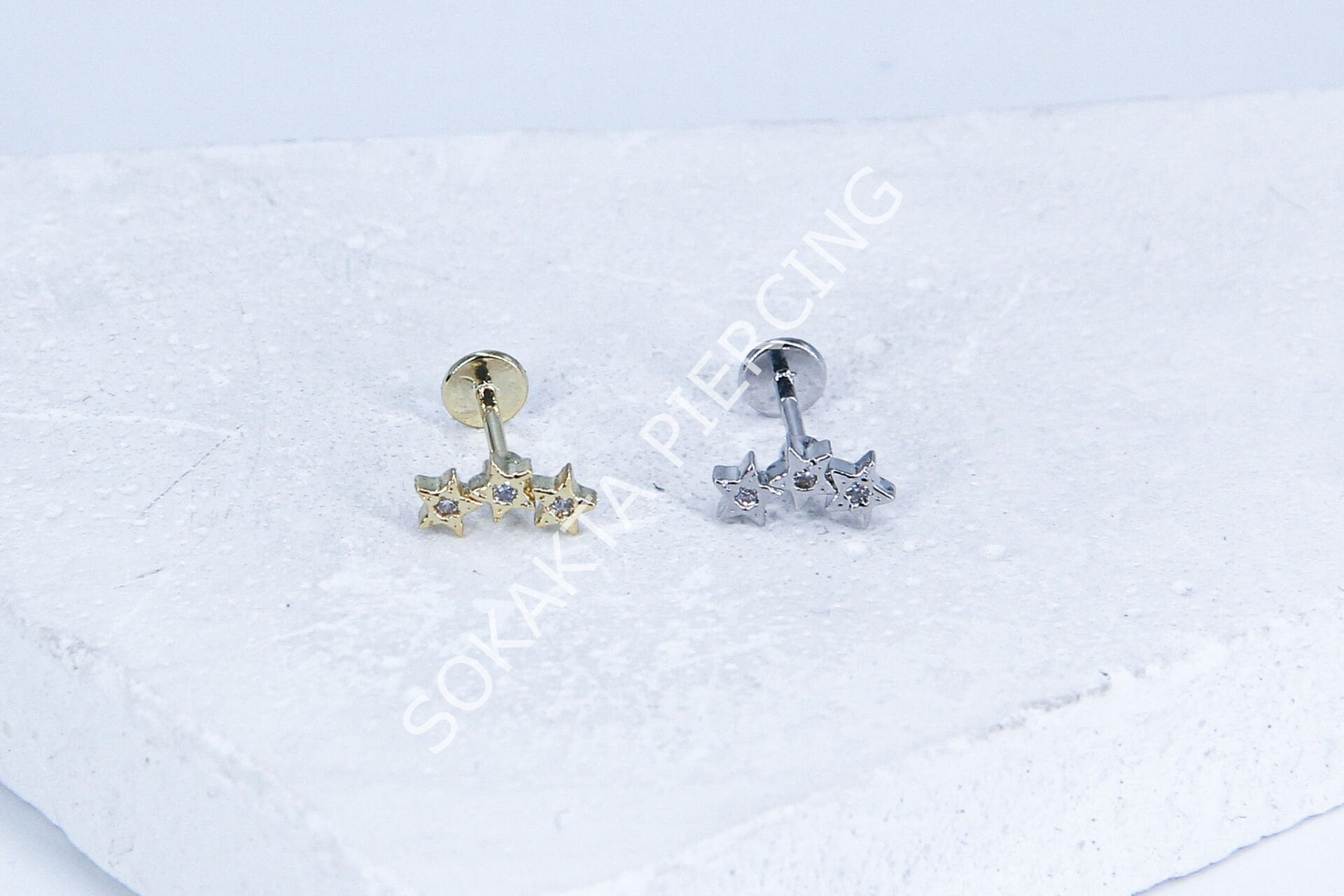 G180 - 6MM ARKASI DÜZ TRAGUS Silver