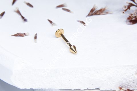 10 MM SPİKE İLK DELİM PİERCİNG Siyah