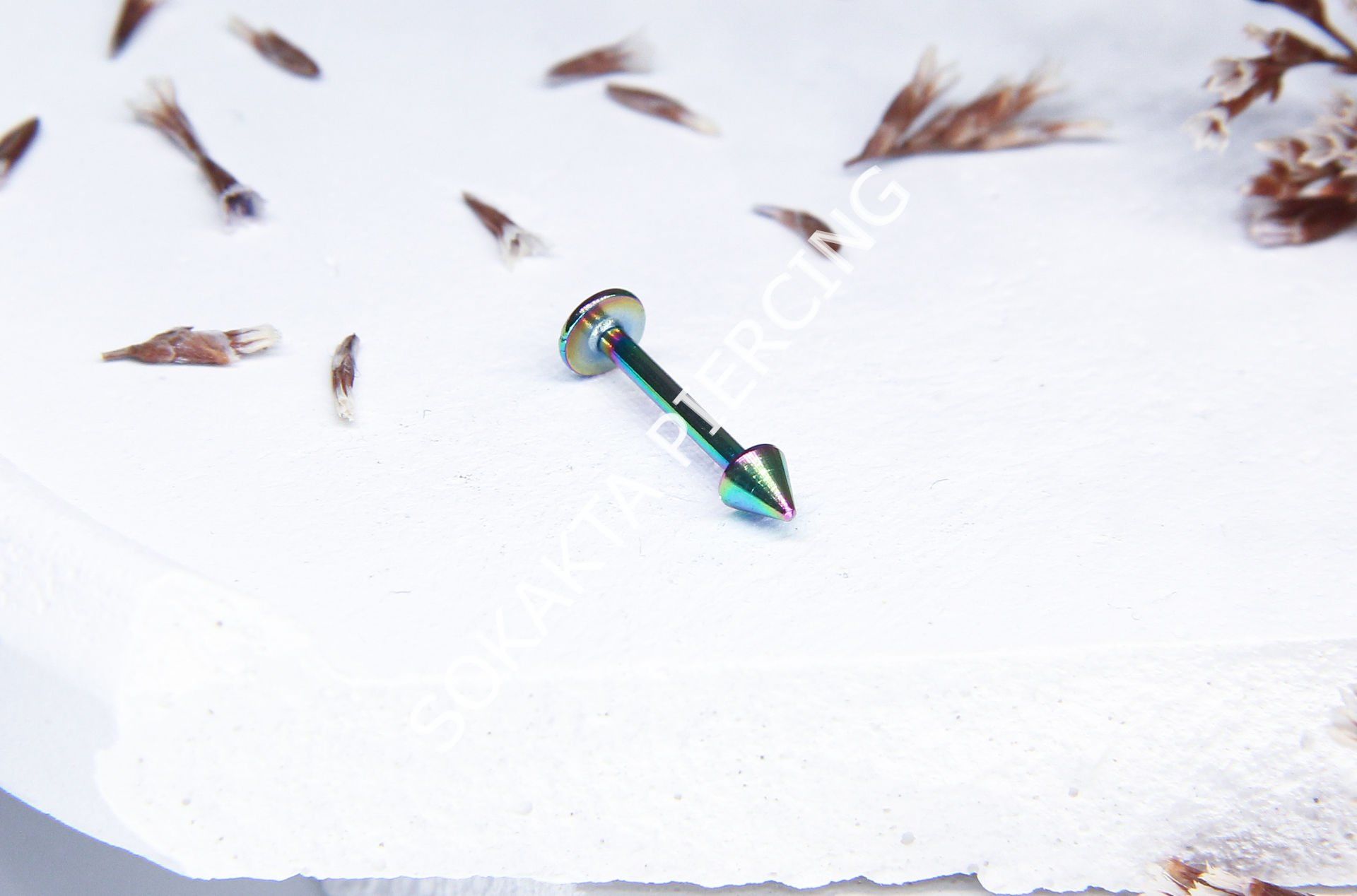 10 MM SPİKE İLK DELİM PİERCİNG Hologram