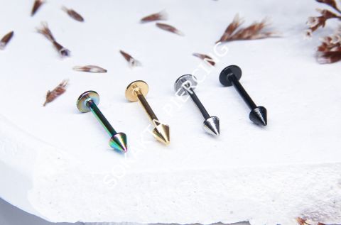 10 MM SPİKE İLK DELİM PİERCİNG Hologram