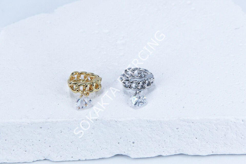 E17 - 6 MM HALKA Silver