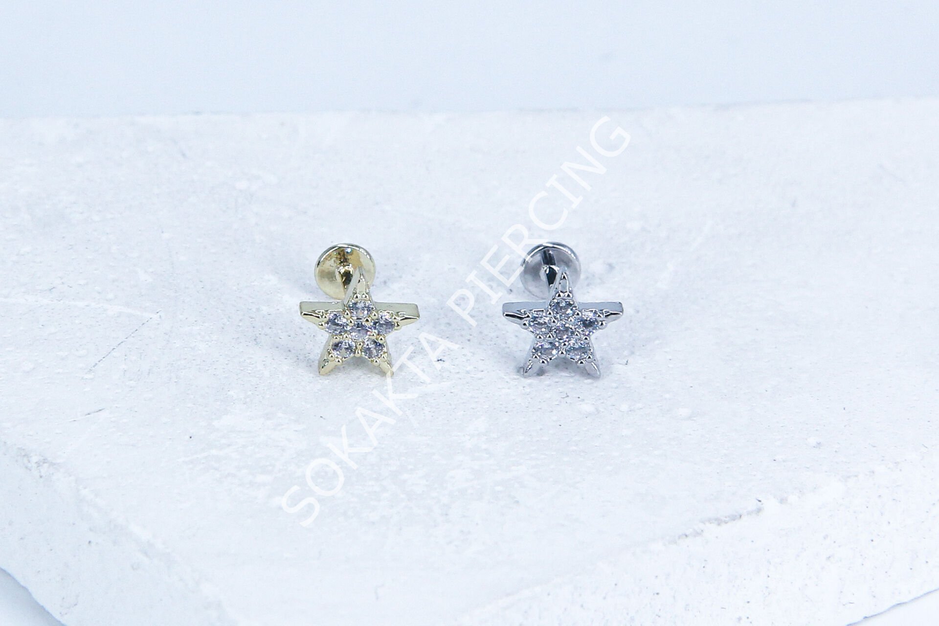 G184 - 6MM ARKASI DÜZ TRAGUS Silver