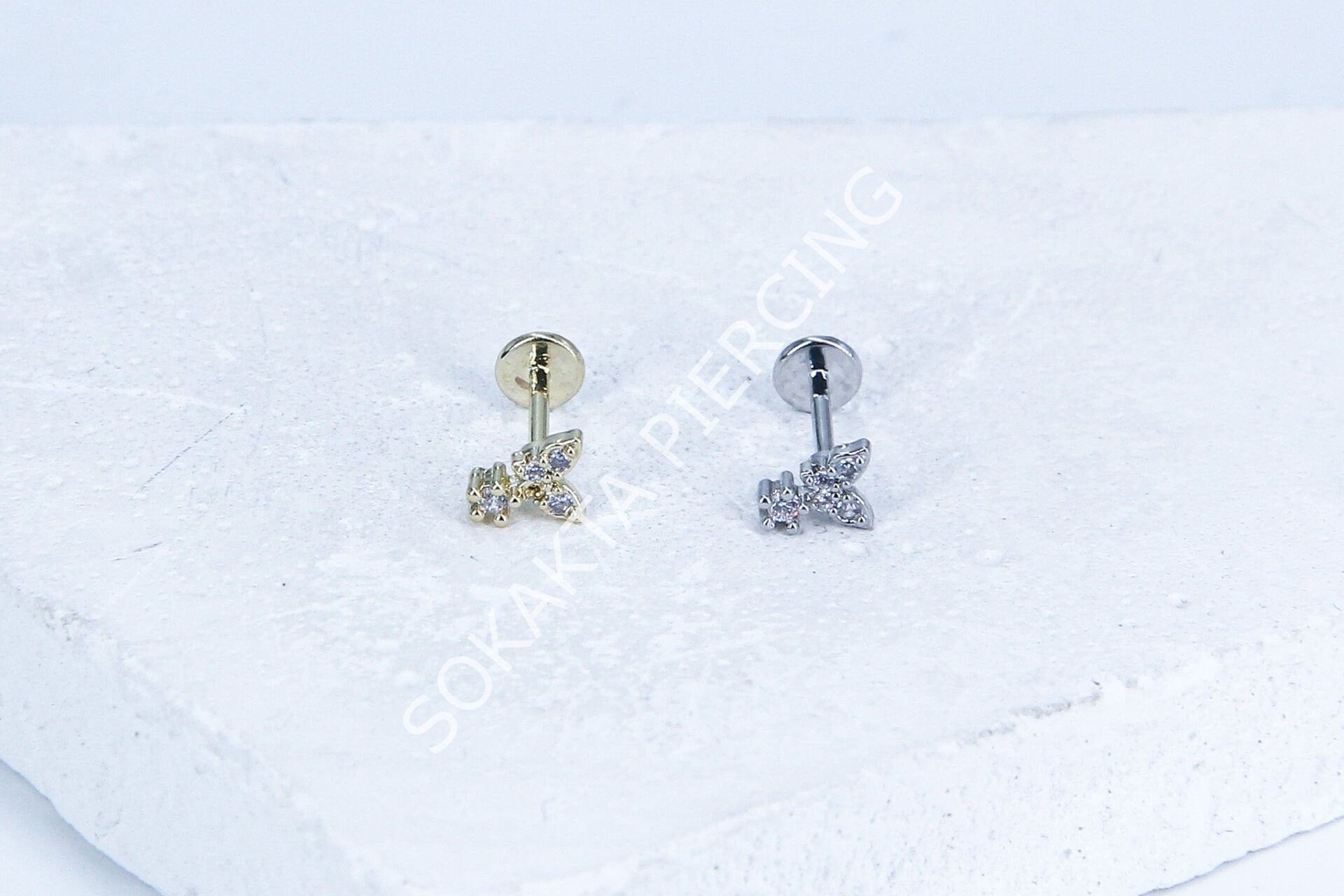 G186 - 6MM ARKASI DÜZ TRAGUS Gold