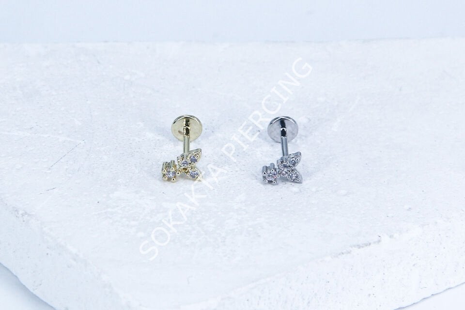 G186 - 6MM ARKASI DÜZ TRAGUS Gold