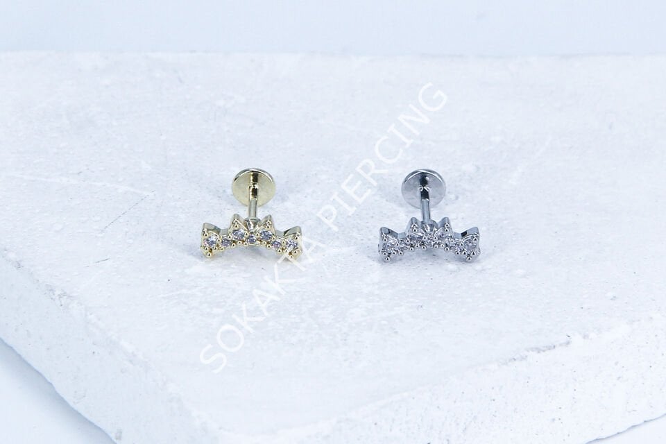 G187 - 6MM ARKASI DÜZ TRAGUS Gold