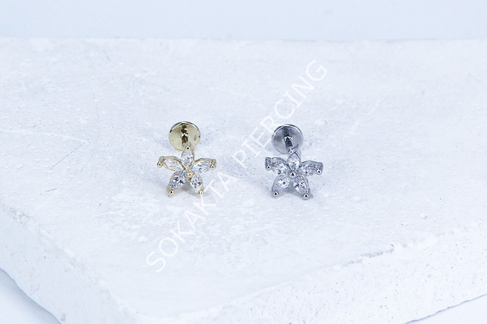 G190 - 6MM ARKASI DÜZ TRAGUS Silver