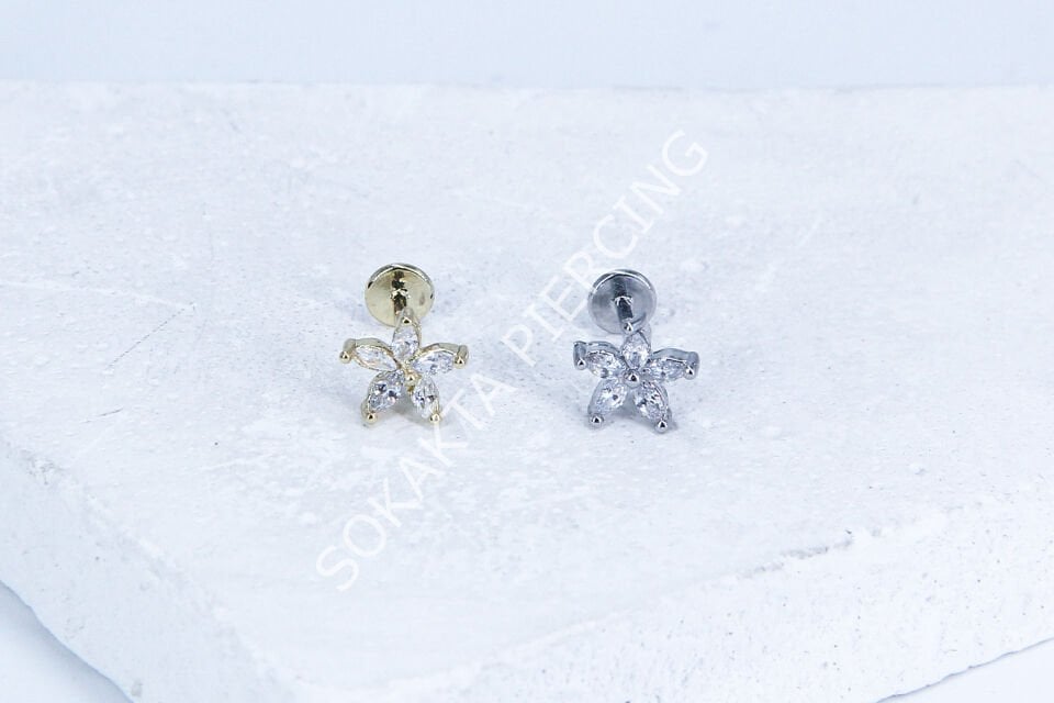 G190 - 6MM ARKASI DÜZ TRAGUS Silver