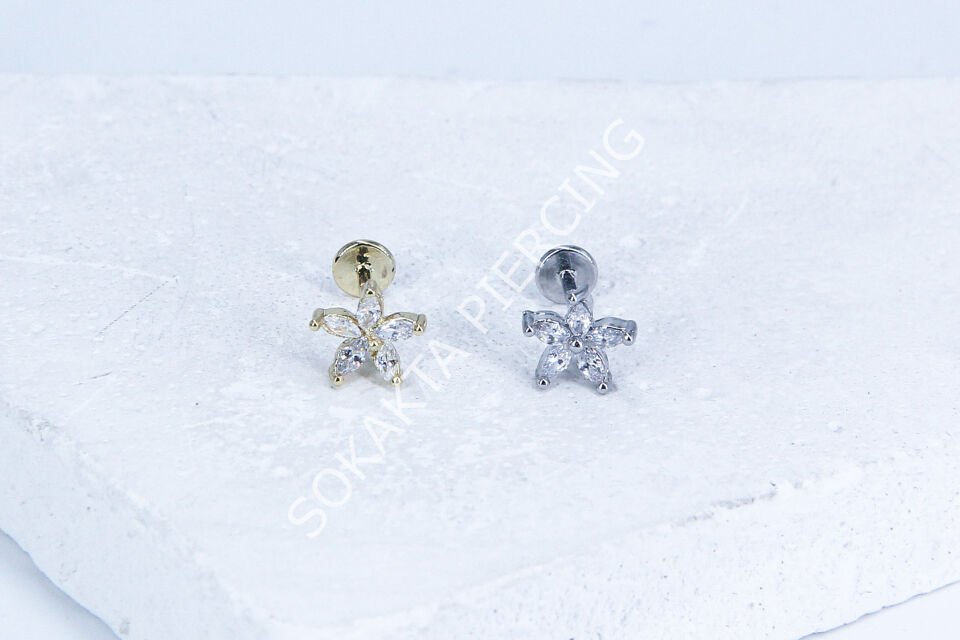 G190 - 6MM ARKASI DÜZ TRAGUS Silver