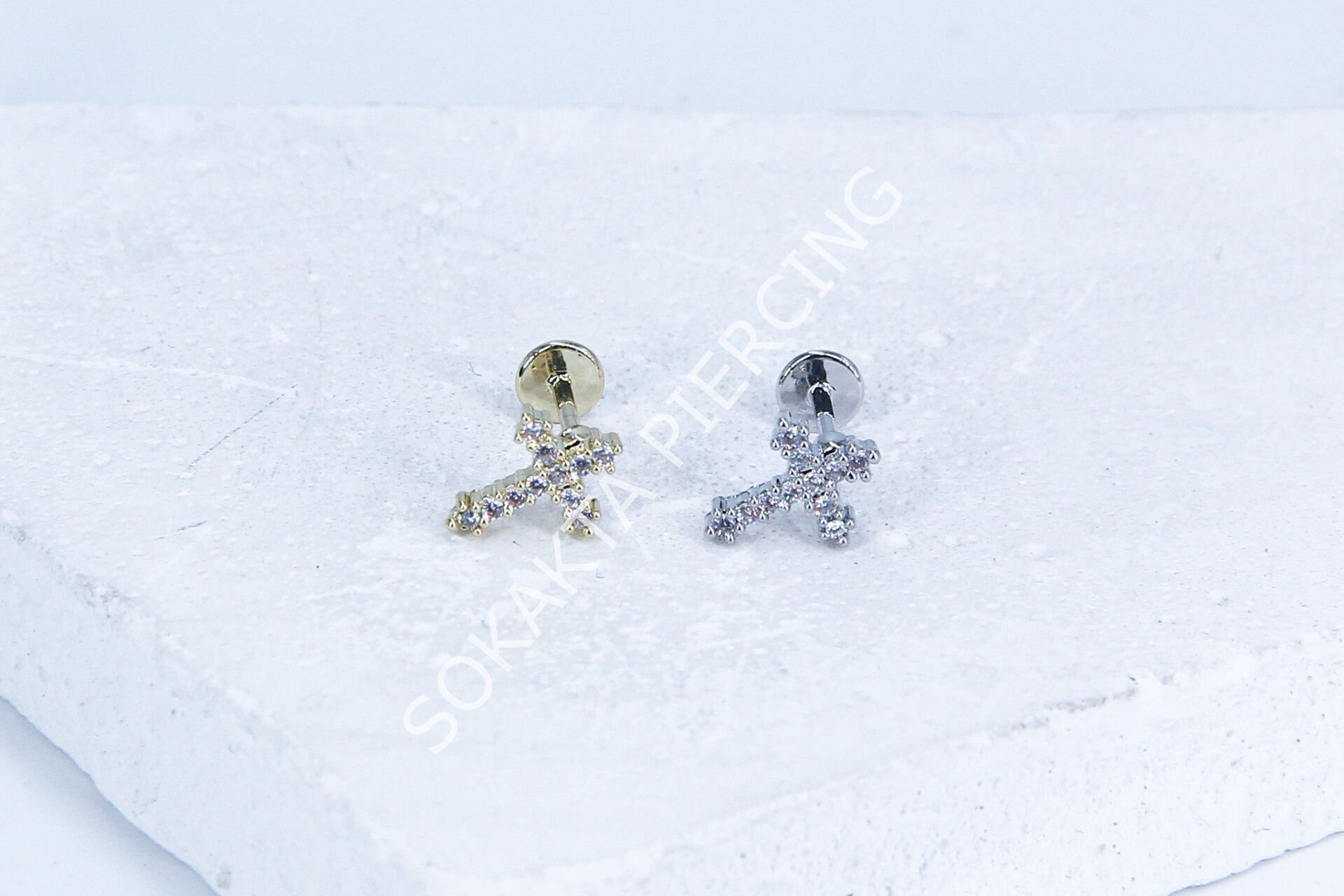 G191 - 6MM ARKASI DÜZ TRAGUS Silver