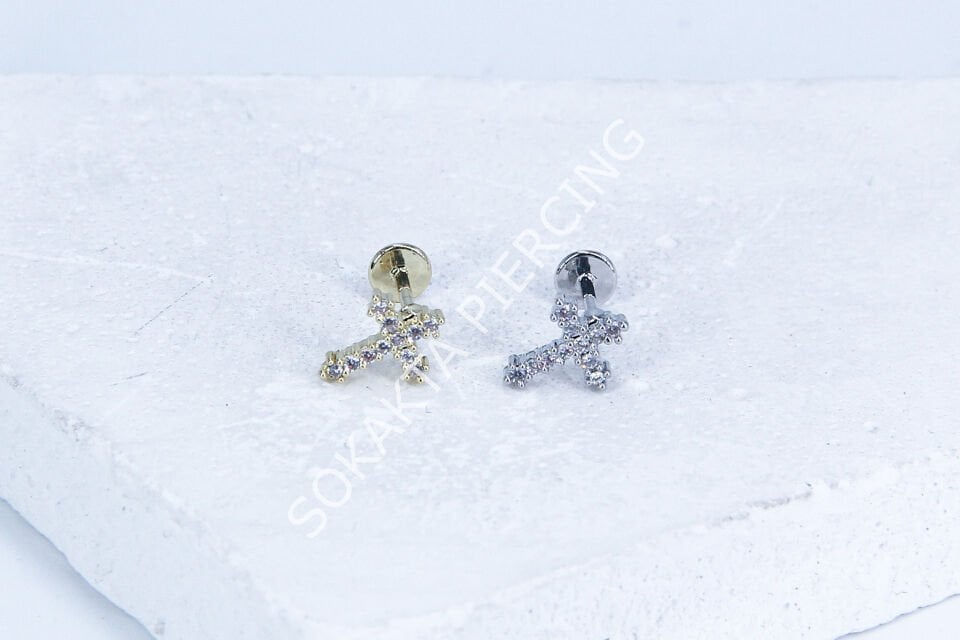 G191 - 6MM ARKASI DÜZ TRAGUS Silver
