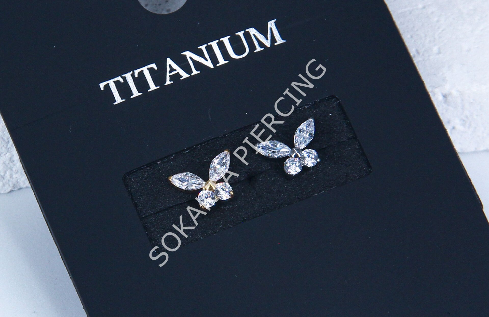 M131-132- TITANIUM Silver