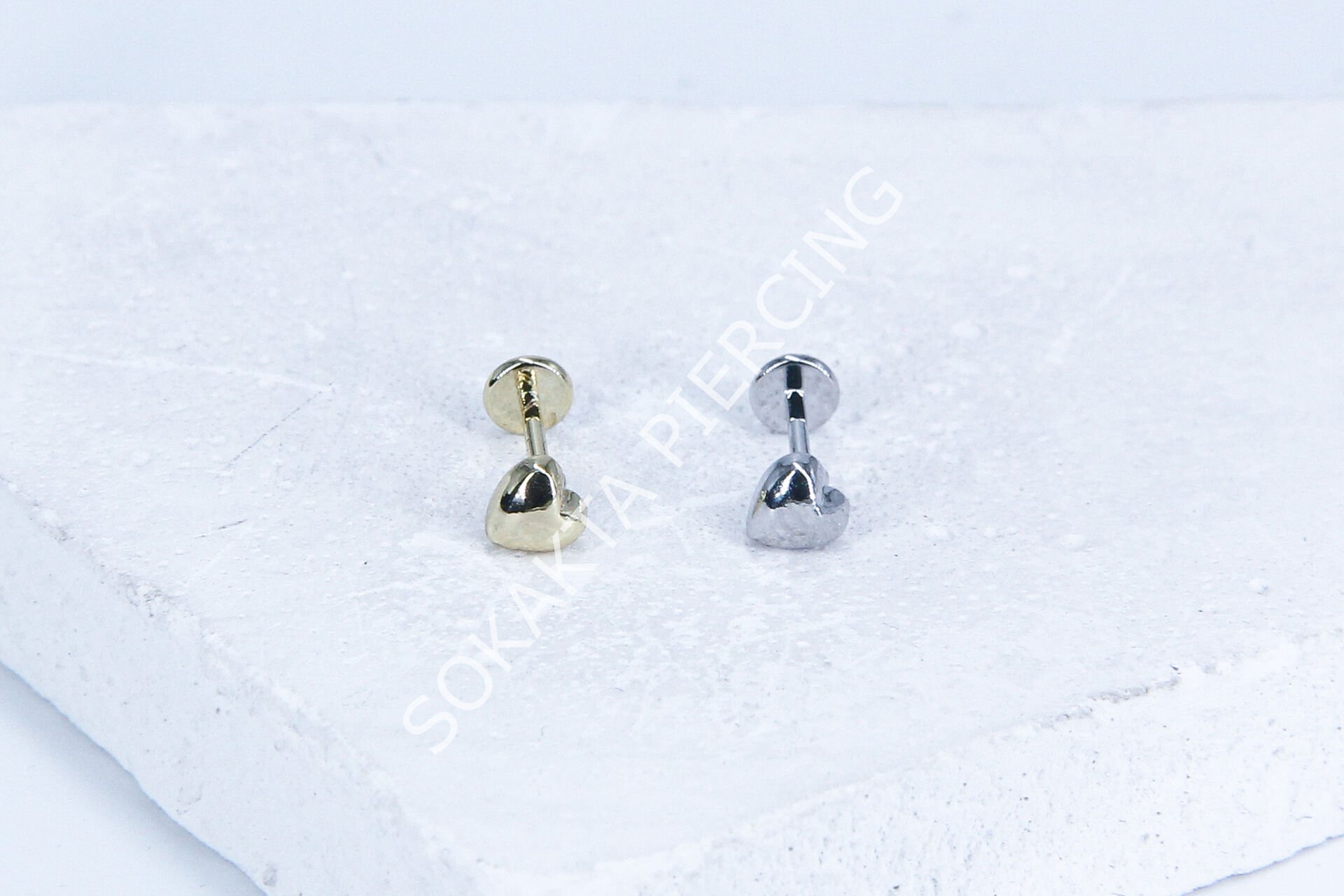 G195 - 6MM ARKASI DÜZ TRAGUS Silver