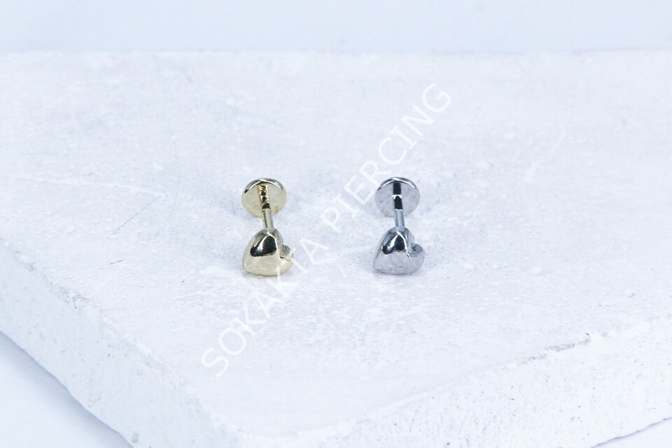 G195 - 6MM ARKASI DÜZ TRAGUS Silver