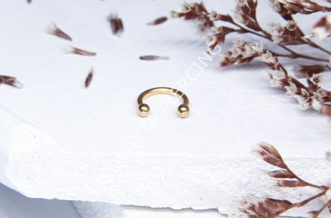 6 MM Yarım Halka Piercing