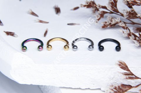 6 MM Yarım Halka Piercing