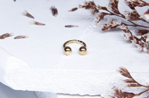 6 MM YARIM HALKA PİERCİNG Hologram