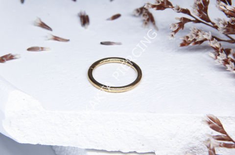 10 MM TAM TUR HALKA PİERCİNG Siyah