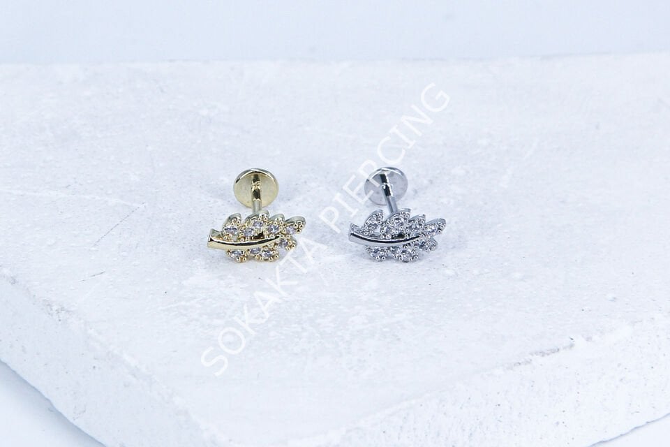 G202 - 6MM ARKASI DÜZ TRAGUS Gold