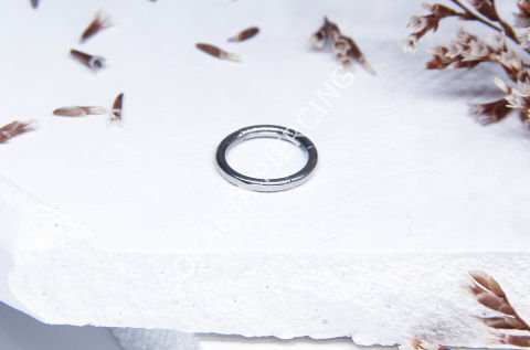 8 MM TAM TUR HALKA PİERCİNG Gold