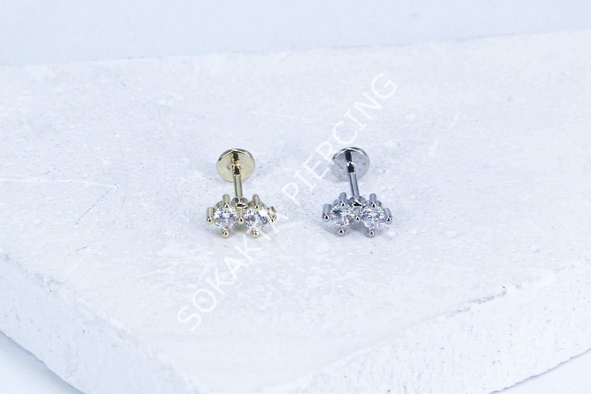 G205 - 6MM ARKASI DÜZ TRAGUS Gold
