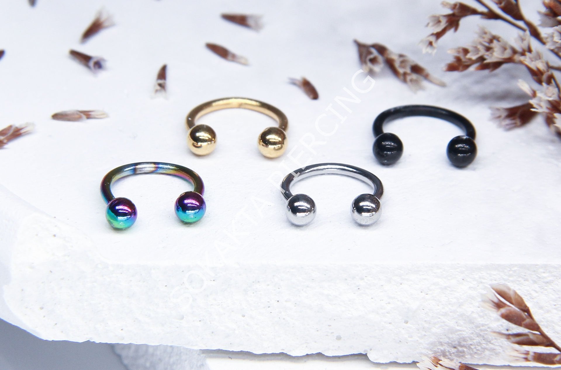 8 MM YARIM HALKA PİERCİNG