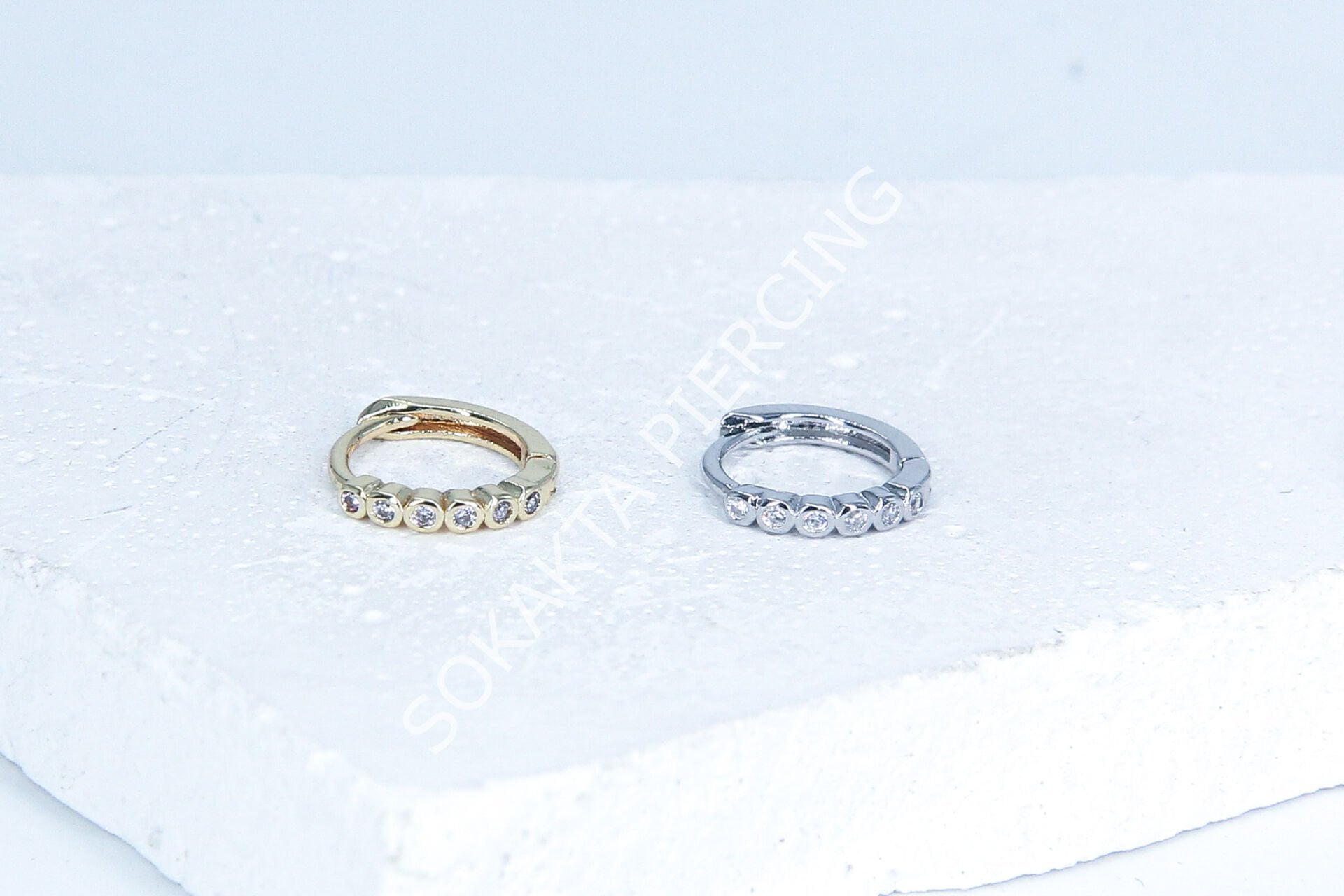 E195 - 8MM HALKA Silver