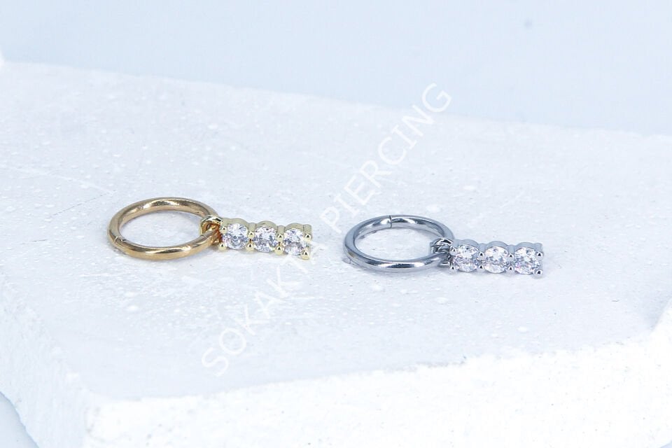 E165 - 8MM HALKA Silver