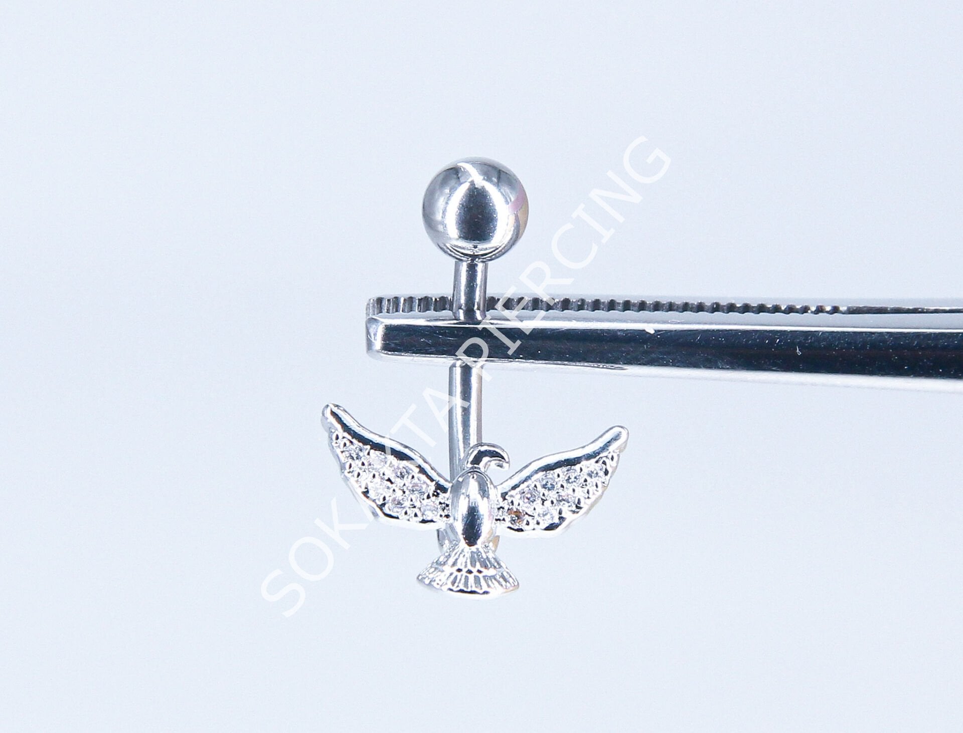 F178-179 - GÖBEK PİERCİNGİ Silver