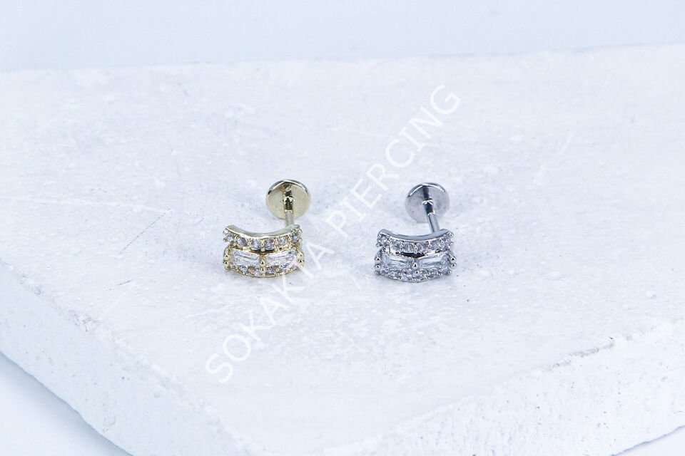 G219 - 6MM ARKASI DÜZ TRAGUS Gold