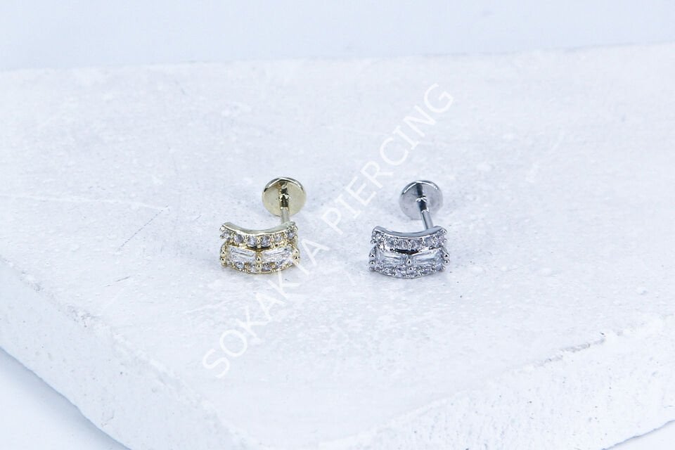G219 - 6MM ARKASI DÜZ TRAGUS Gold