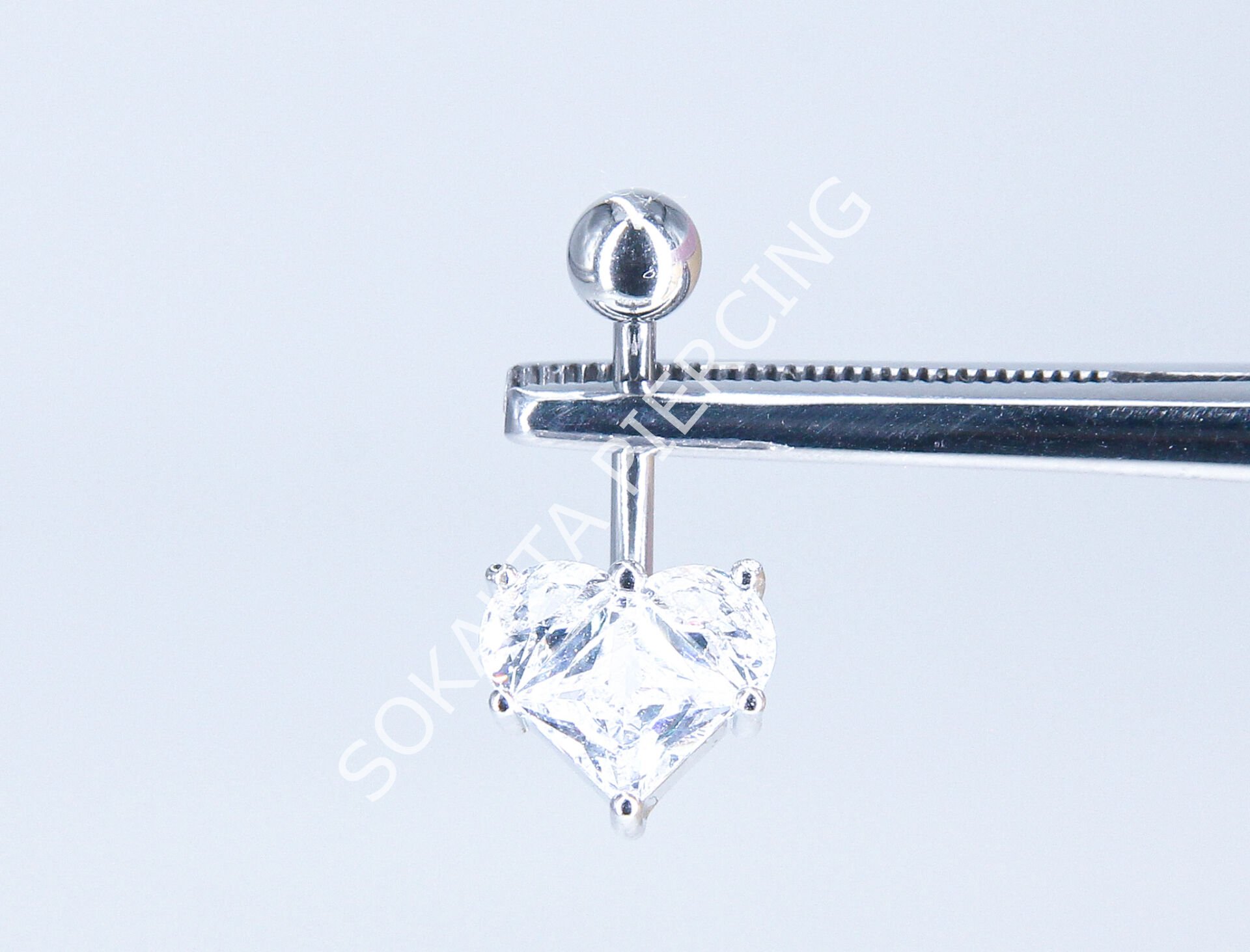 F184-185 - GÖBEK PİERCİNGİ Silver