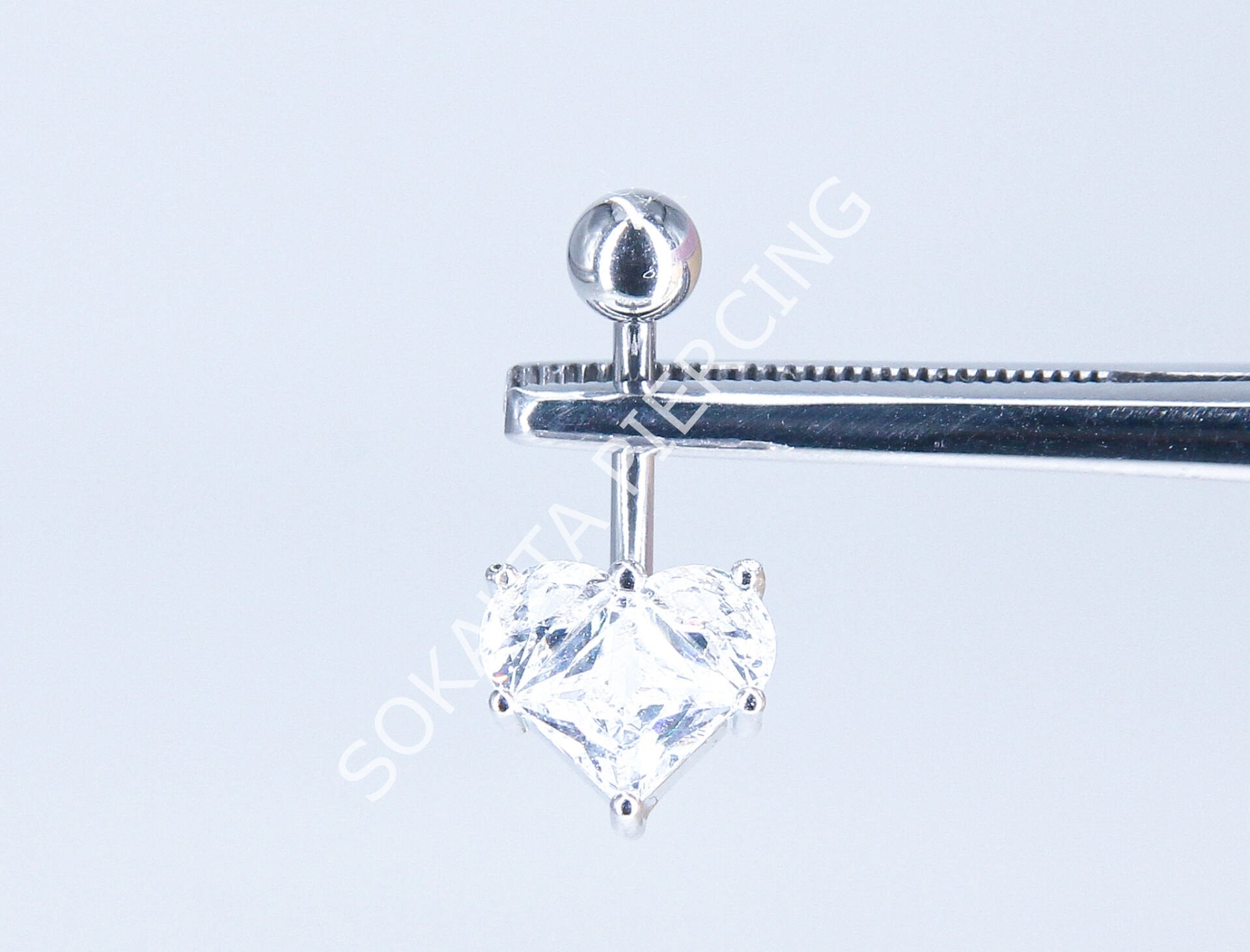 F184-185 - GÖBEK PİERCİNGİ Silver