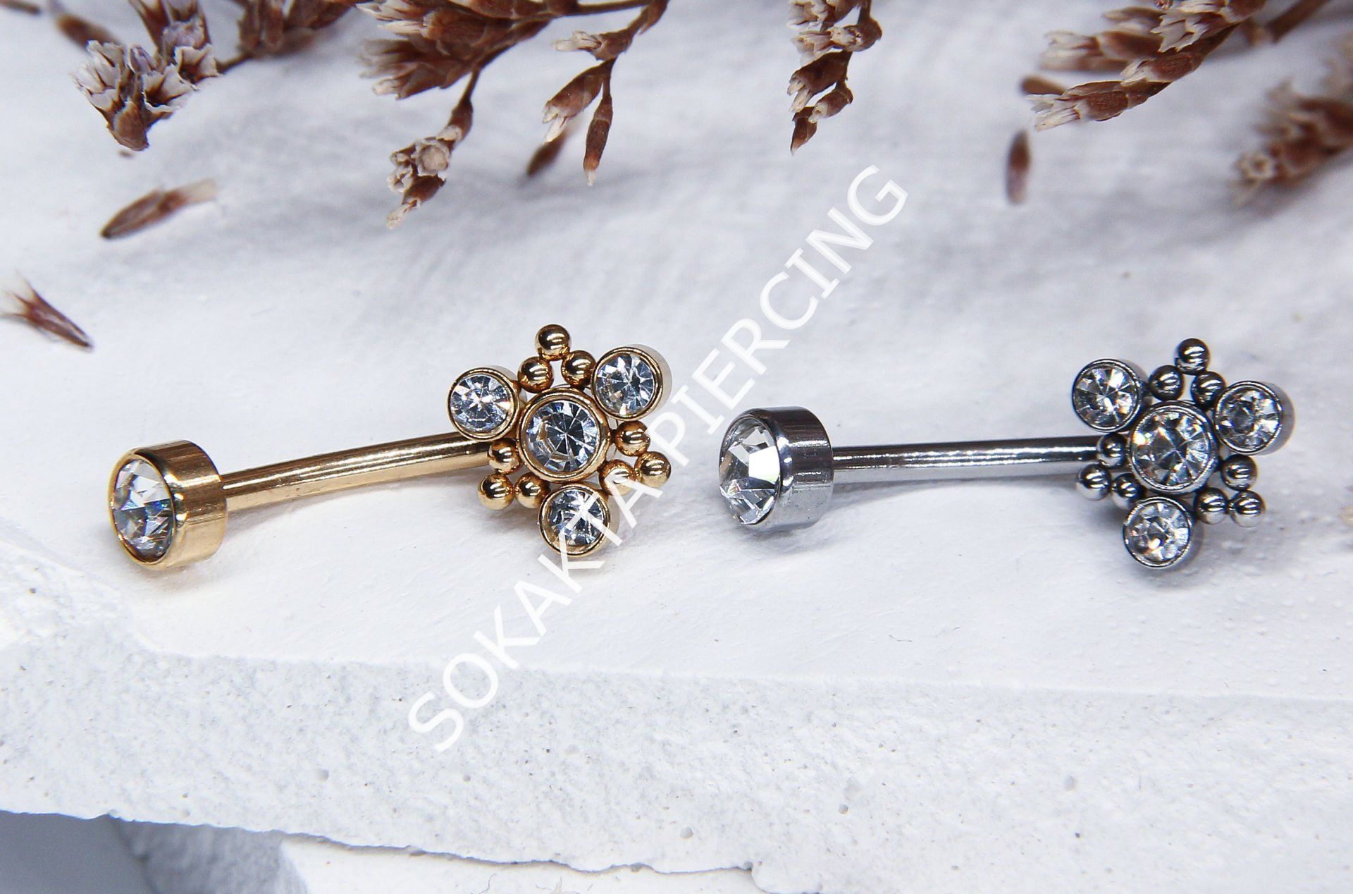 F55 - GÖBEK PİERCİNGİ Gold