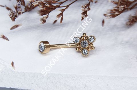 F55 - GÖBEK PİERCİNGİ Silver