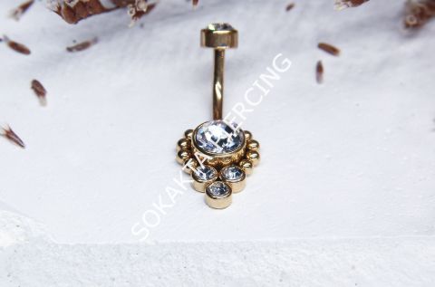 F41 - GÖBEK PİERCİNGİ Gold