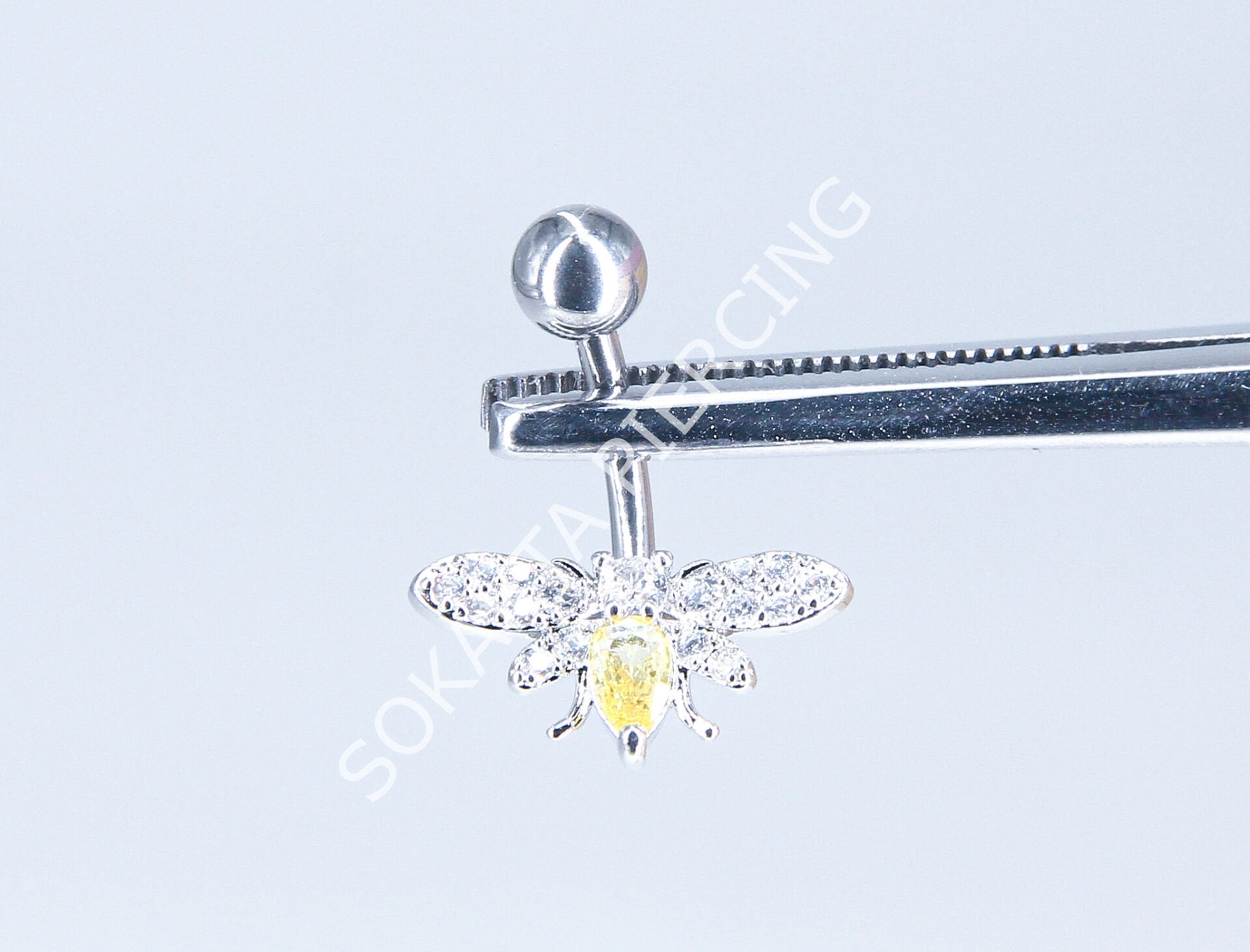 F200-201 - GÖBEK PİERCİNGİ Silver