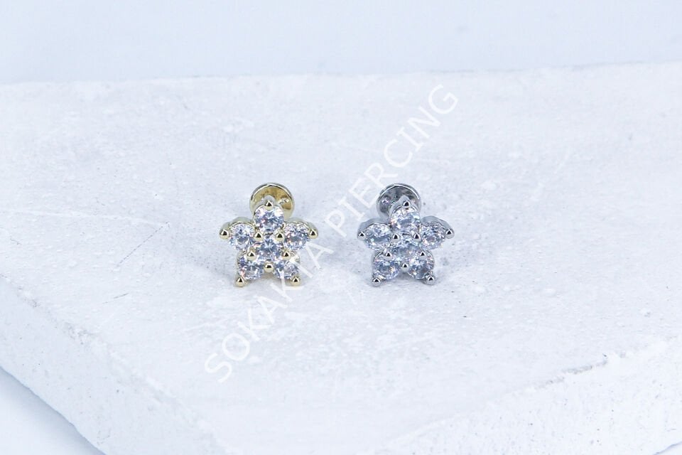 G229 - 6MM ARKASI DÜZ TRAGUS Gold